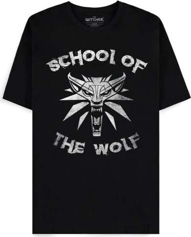 The Witcher School Of The Wolf Tričko černá - Merchstore.cz The Witcher School Of The Wolf Tričko černá - Merchstore.cz