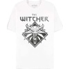 The Witcher Wolf Logo Tričko bílá - Merchstore.cz