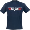 Top Gun Distressed Logo Tričko námořnická modrá - Merchstore.cz