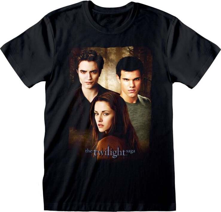 Twilight Trio Poster Tričko černá - Merchstore.cz Twilight Trio Poster Tričko černá - Merchstore.cz