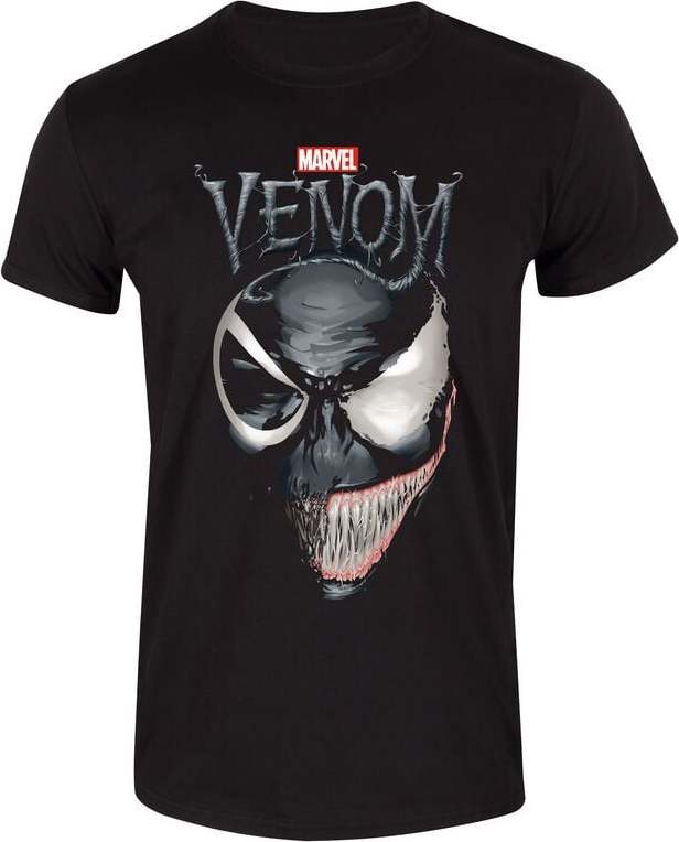Venom (Marvel) Split Face Tričko černá - Merchstore.cz Venom (Marvel) Split Face Tričko černá - Merchstore.cz