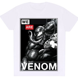 Venom (Marvel) Venom Poster Tričko bílá - Merchstore.cz