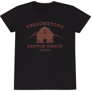 Yellowstone Dutton Ranch Tričko černá - Merchstore.cz