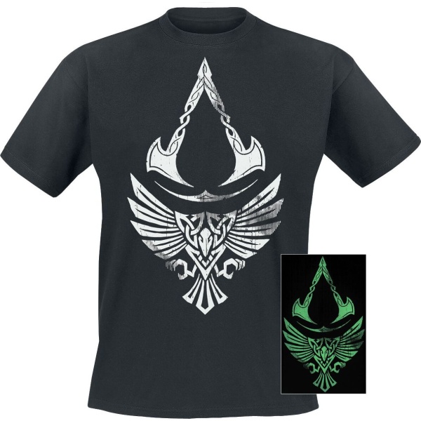 Assassin's Creed Valhalla - Raven Tričko černá - Merchstore.cz