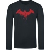 Batman Logo Tričko s dlouhým rukávem černá - Merchstore.cz