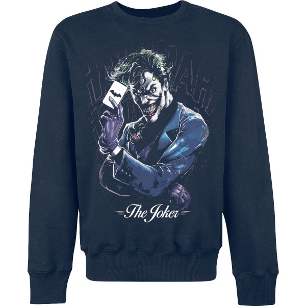 Batman The Joker - Pose Mikina námořnická modrá - Merchstore.cz