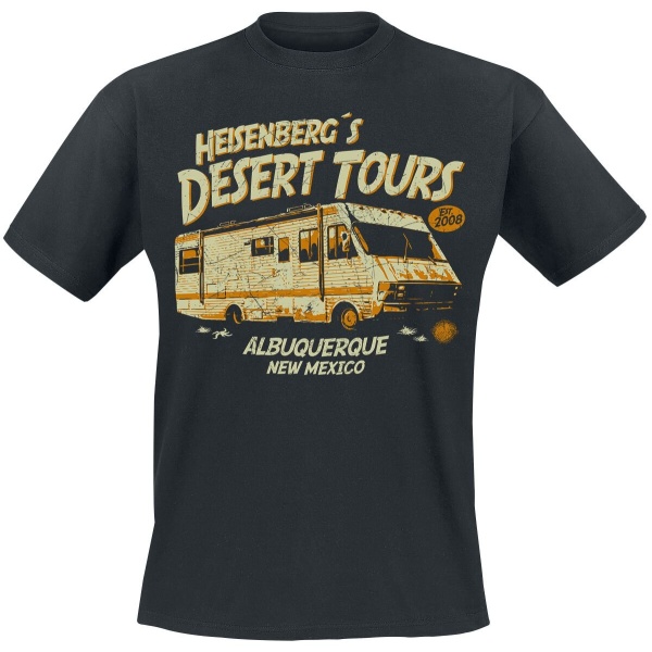 Breaking Bad Heisenberg`s Desert Tours Tričko černá - Merchstore.cz