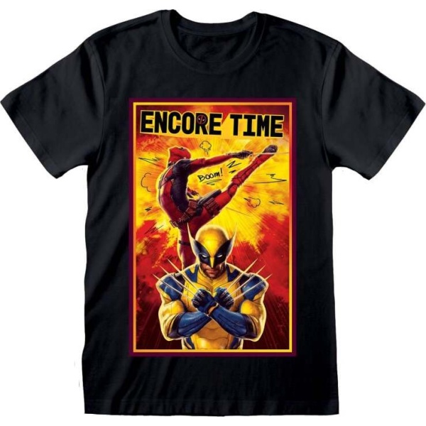 Deadpool Deadpool & Wolverine - Encore Time Tričko černá - Merchstore.cz