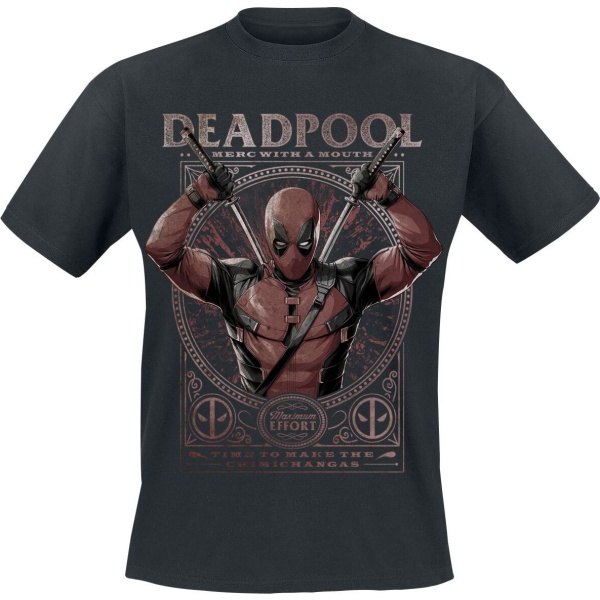 Deadpool Maximum Effort Tričko černá - Merchstore.cz