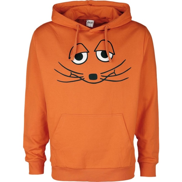 Die Sendung mit der Maus Die Maus Mikina s kapucí oranžová - Merchstore.cz