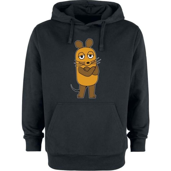 Die Sendung mit der Maus Maus Mikina s kapucí černá - Merchstore.cz