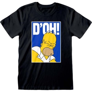 Die Simpsons D'OH! Tričko černá - Merchstore.cz