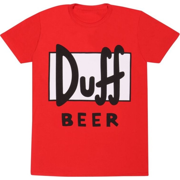 Die Simpsons Duff Tričko červená - Merchstore.cz