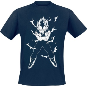 Dragon Ball Z - Vegeta Tričko tmavě modrá - Merchstore.cz