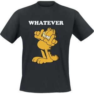 Garfield Whatever Tričko černá - Merchstore.cz