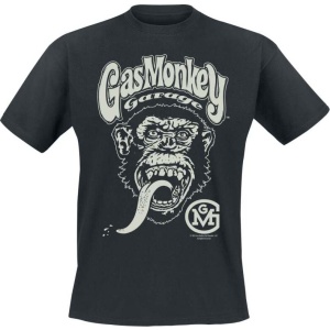 Gas Monkey Garage Big Brand Logo Tričko černá - Merchstore.cz