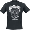 Gas Monkey Garage Big Piston Tričko černá - Merchstore.cz