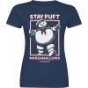 Ghostbusters Stay Puft Dámské tričko námořnická modrá - Merchstore.cz