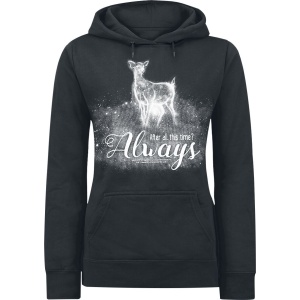 Harry Potter Always Dámská mikina s kapucí černá - Merchstore.cz