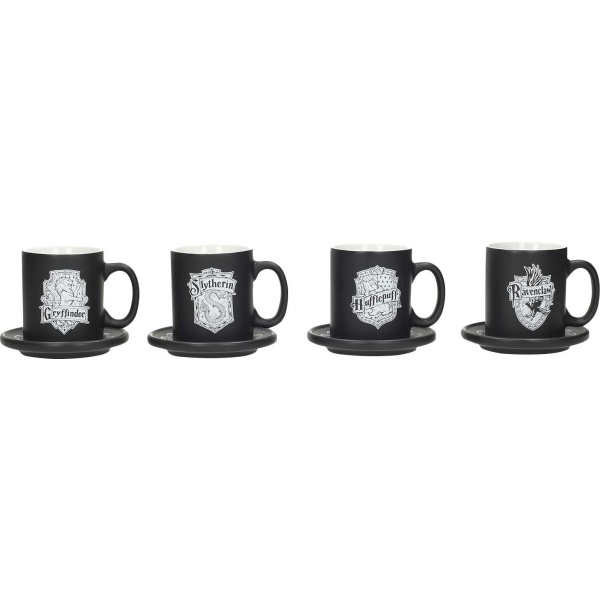 Harry Potter Espresso šálky Houses Hrnek - sada standard - Merchstore.cz