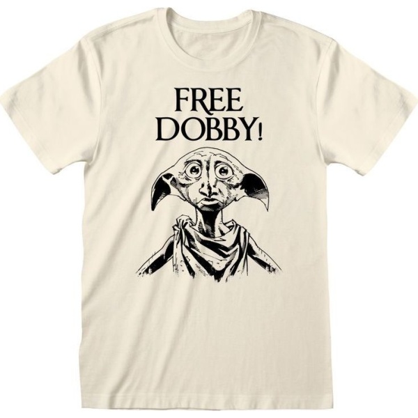 Harry Potter Free Dobby Tričko krémová - Merchstore.cz