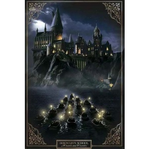 Harry Potter Hogwarts Castle plakát vícebarevný - Merchstore.cz