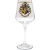 Harry Potter Hogwarts Crest Sklenice na víno průhledný - Merchstore.cz