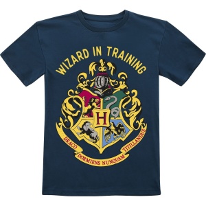 Harry Potter Kids - Wizard In Training detské tricko tmavě modrá - Merchstore.cz