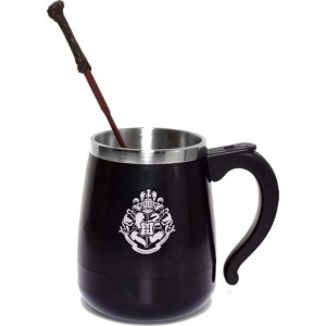 Harry Potter Samomíchací hrnek s kouzelnou hůlkou Hrnek vícebarevný - Merchstore.cz