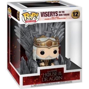 House Of The Dragon Vinylová figurka č.12 Viserys on the Iron Throne (Pop! Deluxe) Sberatelská postava vícebarevný - Merchstore.cz