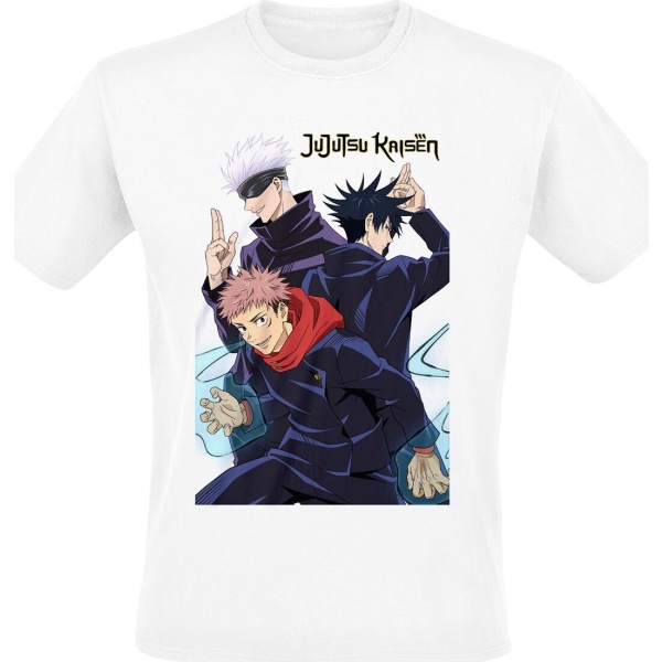 Jujutsu Kaisen Trio Tričko bílá - Merchstore.cz