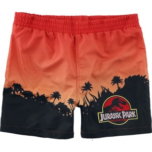 Jurassic Park Kids - Jurassic Park Logo and Skyline detské kratasy vícebarevný - Merchstore.cz