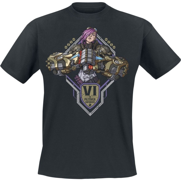 League Of Legends VI - Enforcer Tričko černá - Merchstore.cz