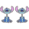 Lilo & Stitch Stitch náušnice stríbrná - Merchstore.cz