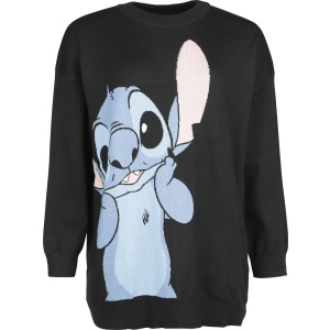 Lilo & Stitch Stitch Pletený svetr modrá - Merchstore.cz