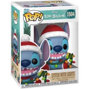 Lilo & Stitch Vinylová figurka č.1504 Stitch with Lights (Holiday) Sberatelská postava vícebarevný - Merchstore.cz