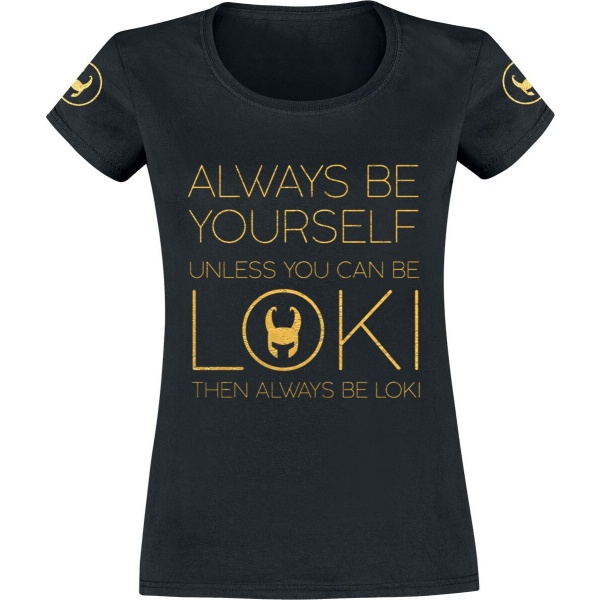 Loki Always Be Yourself Dámské tričko černá - Merchstore.cz