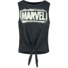 Marvel Logo Graffiti Dámský top černá - Merchstore.cz