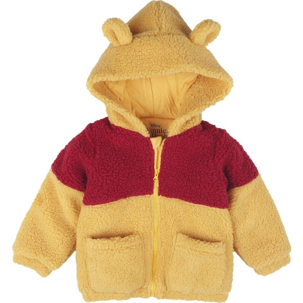 Medvídek Pu Winnie detská mikina s kapucí na zip vícebarevný - Merchstore.cz