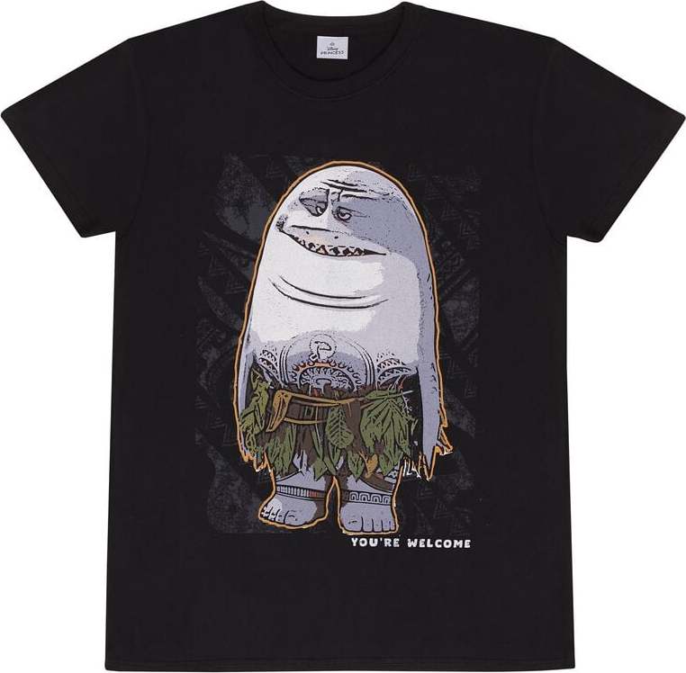 Vaiana Moana 2 - Maui Shark - You're Welcome Tričko černá - Merchstore.cz Vaiana Moana 2 - Maui Shark - You're Welcome Tričko černá - Merchstore.cz