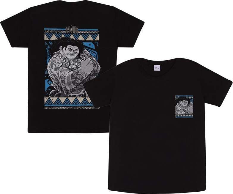 Vaiana Vaiana 2 - Maui Tribal detské tricko černá - Merchstore.cz Vaiana Vaiana 2 - Maui Tribal detské tricko černá - Merchstore.cz