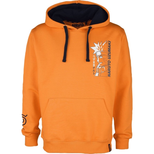 Naruto Naruto Action Mikina s kapucí oranžová - Merchstore.cz