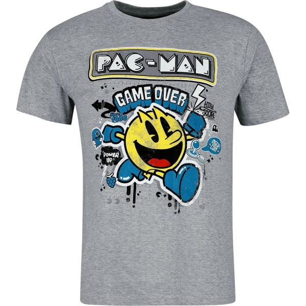 Pac-Man Stencil Art Tričko prošedivelá - Merchstore.cz