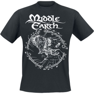 Pán prstenů Middle Earth Tričko černá - Merchstore.cz