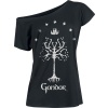 Pán prstenů Tree Of Gondor Dámské tričko černá - Merchstore.cz