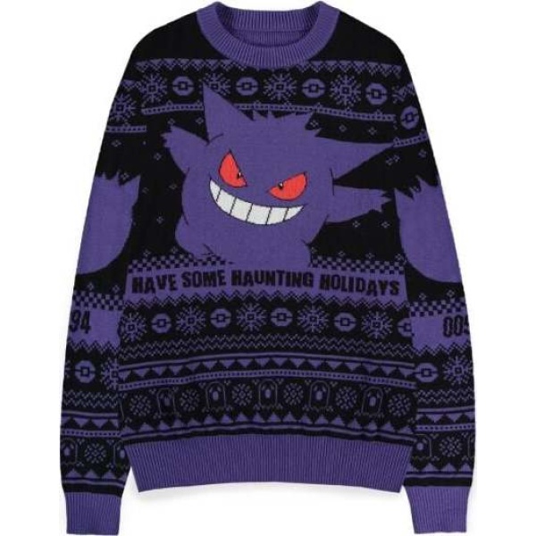 Pokémon Gengar Pletený svetr vícebarevný - Merchstore.cz