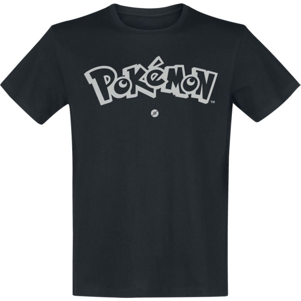 Pokémon Logo Tričko černá - Merchstore.cz