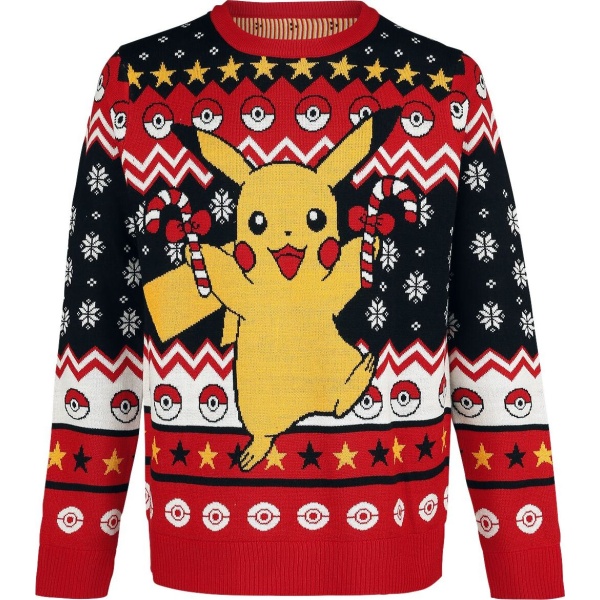 Pokémon Pikachu Pletený svetr vícebarevný - Merchstore.cz