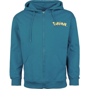 Pokémon Relaxo Mikina s kapucí na zip tyrkysová - Merchstore.cz