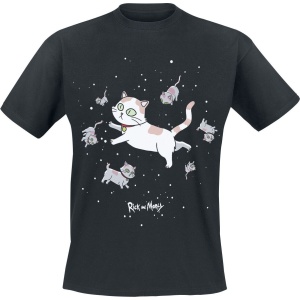 Rick And Morty Schroedinger's Cat Tričko černá - Merchstore.cz